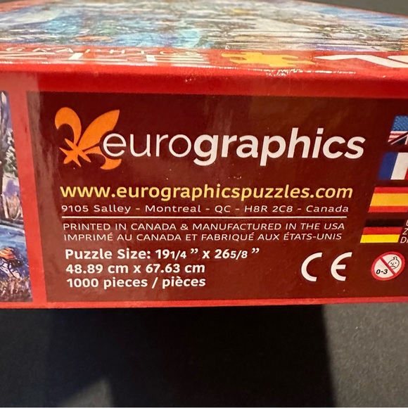 EUROGRAPHICS 1000pc Snow Day Puzzle - Picture 6 of 7